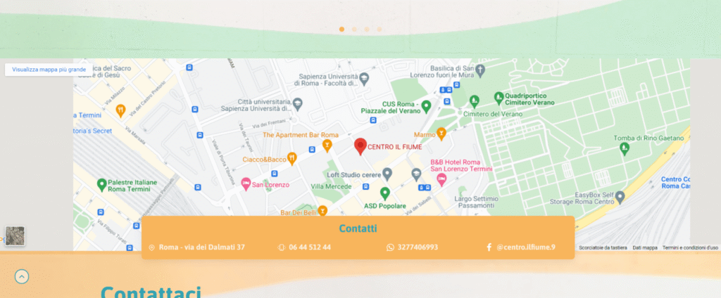 Dettaglio mappa del sito ilfiume.org