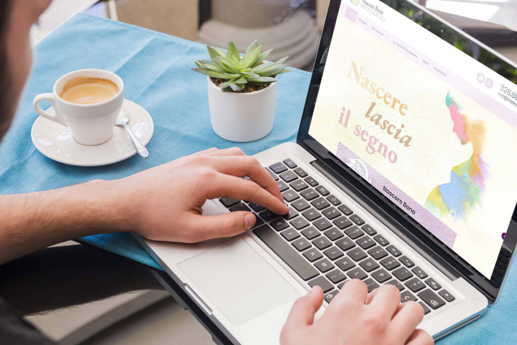 Mockup del sito web nascere-bene.it
