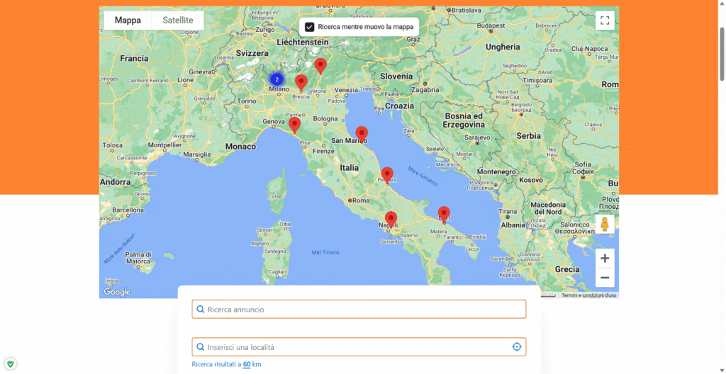 Dettaglio pagina ricerca annunci del sito web lavoroabivet.com